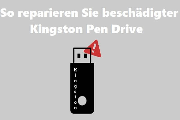Lösungen: Wie reparieren Sie beschädigter Kingston Pen Drive?
