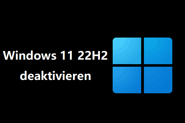 So kann man Windows 11 von 22H2 bis 21H2 deinstallieren