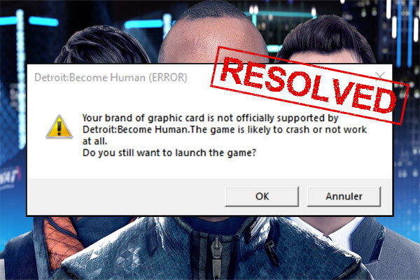 [8 Wege] Absturz von Detroit Become Human unter Windows 10/11 beheben