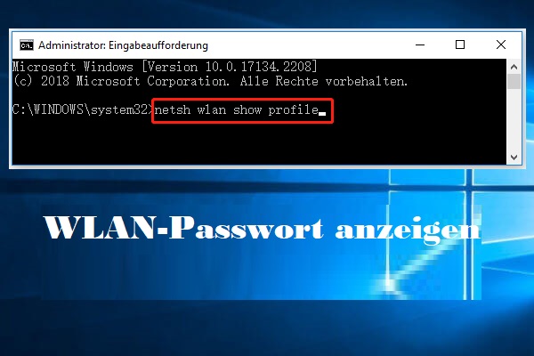 WLAN Passwort CMD: Wlan Passwort über CMD herausfinden