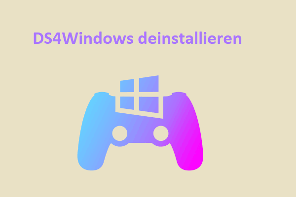 Wie deinstalliert man DS4Windows und seine Treiber unter Windows 11/10?