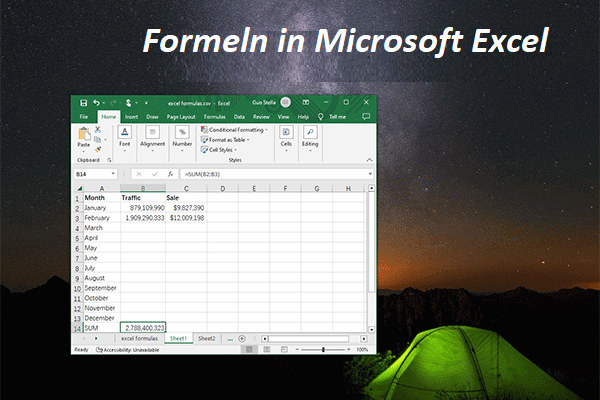 Was ist eine Excel-Formel? Wie verwendet man Formeln in Microsoft Excel?