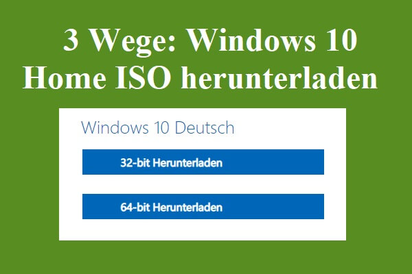 3 Wege: Windows 10 Home ISO herunterladen