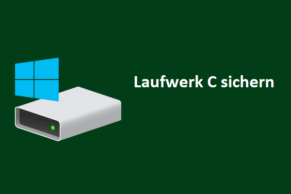 Sicherung des Laufwerks C auf einer externen Festplatte in Windows 11/10