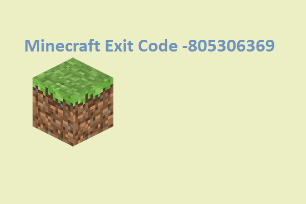 Gelöst - Minecraft Exit Code -805306369