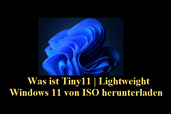 Was ist Tiny11 | Lightweight Windows 11 von ISO herunterladen