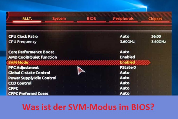 Was ist der SVM-Modus im BIOS &a sollten Sie ihn aktivieren? [Beantwortet]