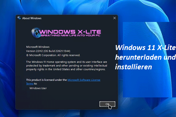 So laden Sie Windows 11 X-Lite herunter und installieren es auf Low-End-PCs