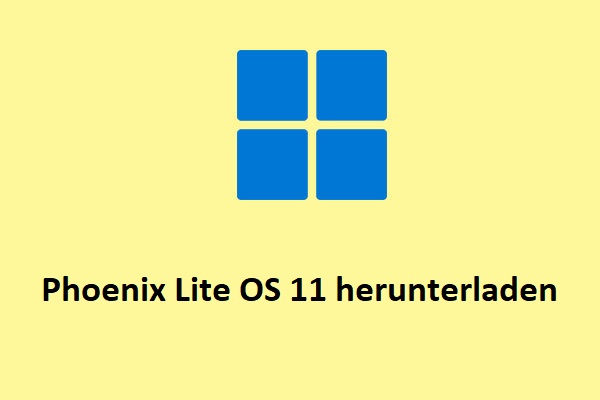 Phoenix Lite OS 11 Download und Installation für Ihre Windows-PCs