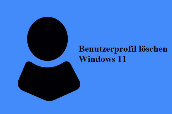 Wie man Benutzerprofil löscht Windows 11 (5 Wege)