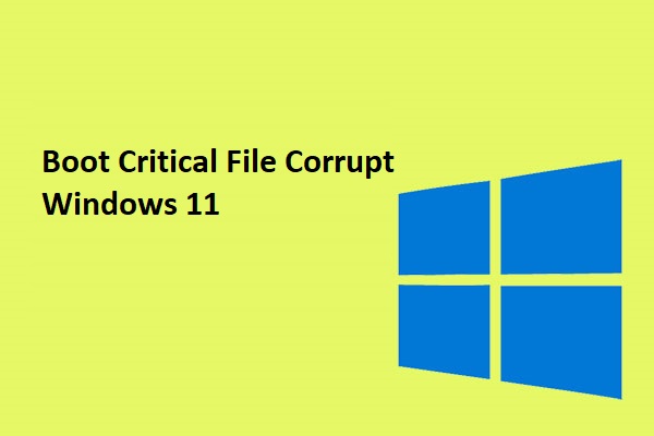 4 Wege zum Beheben des Fehlers „Boot Critical File Corrupt“ unter Windows 11/10