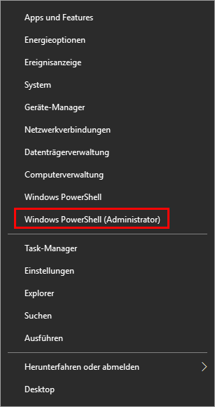 Windows PowerShell ausführen