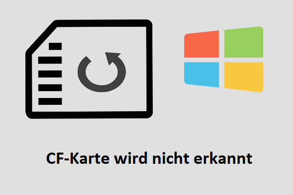 CF-Karte wird nicht erkannt oder angezeigt – 7 Lösungen