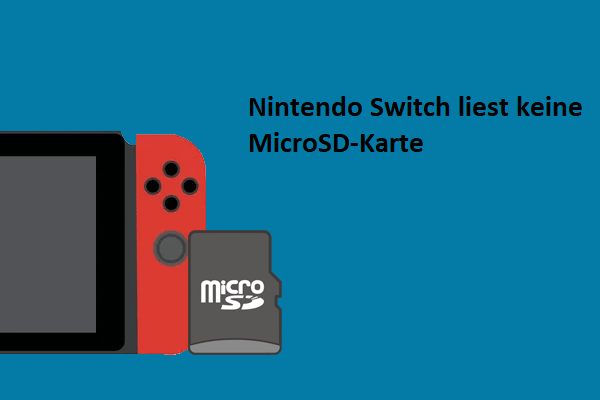 Gelöst: Nintendo Switch liest keine MicroSD-Karte