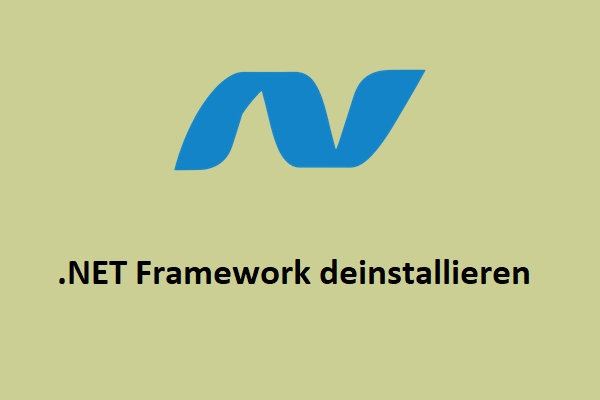 Wie deinstalliere ich .NET Framework und installiere es neu? Hier beantwortet