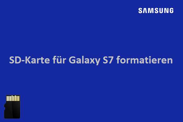 Eine Anleitung zum Formatieren der SD-Karte für Galaxy S7/S5