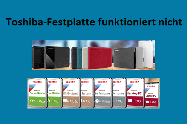 Toshiba-Festplatte funktioniert nicht: Beste Lösungen und Datenrettung