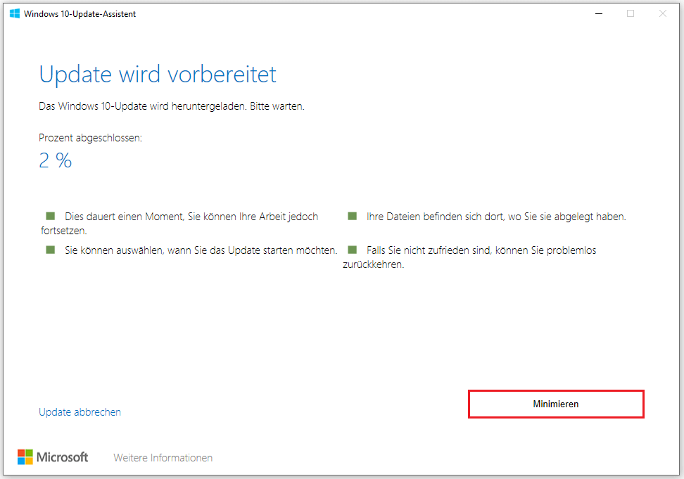 Windows 10 Update 1903 downloaden