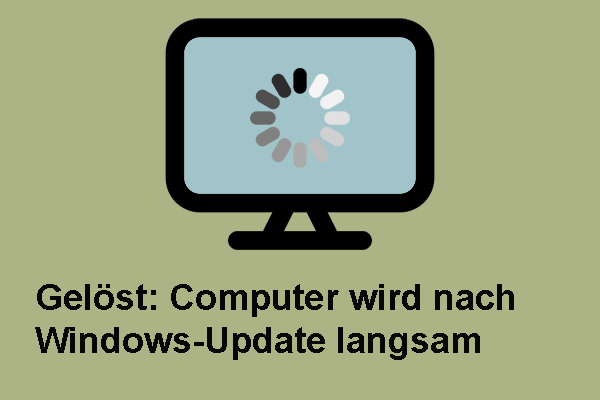 Ist Ihr Computer nach Windows-Update langsam? Hier sind die Lösungen!