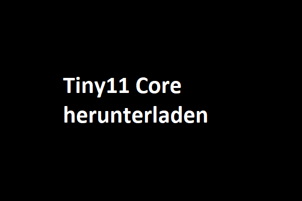 Tiny11 Core verkleinert ISO auf 2GB & Installation auf 3GB auf einer VM