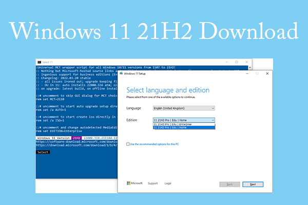 So erhalten Sie den Windows 11 21H2 ISO-Download - 2 Wege