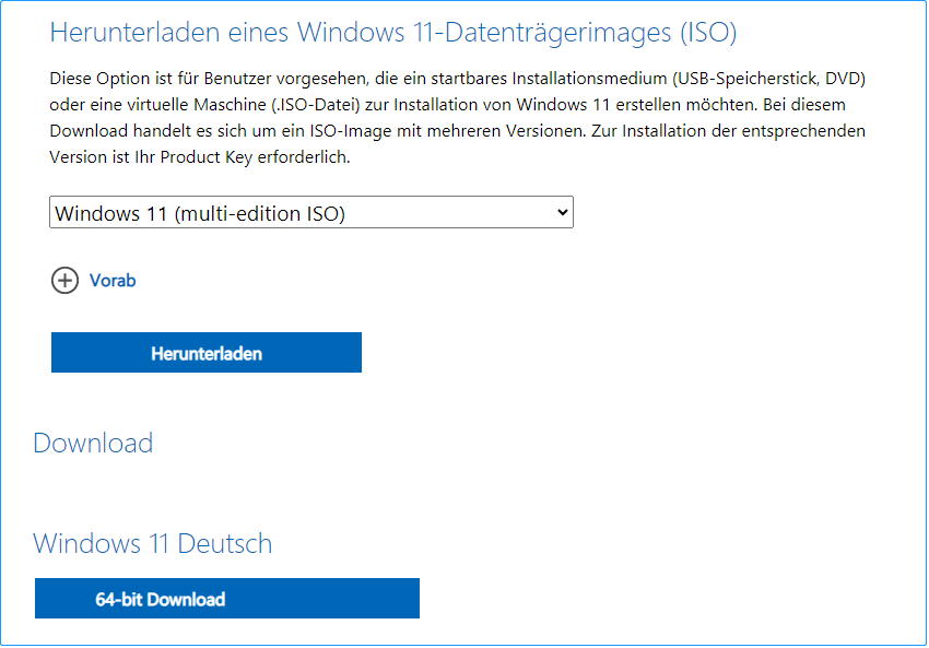 Windows 11 23H2 mit dem Media Creation Tool herunterladen