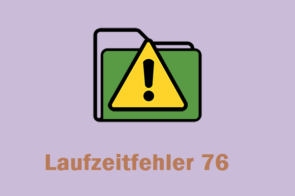 Gelöst: Laufzeitfehler 76 – Pfad nicht gefunden – Vier Methoden hier