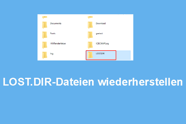 Vollständige Anleitung zur Wiederherstellung von LOST.DIR-Dateien von einer SD-Karte/Android