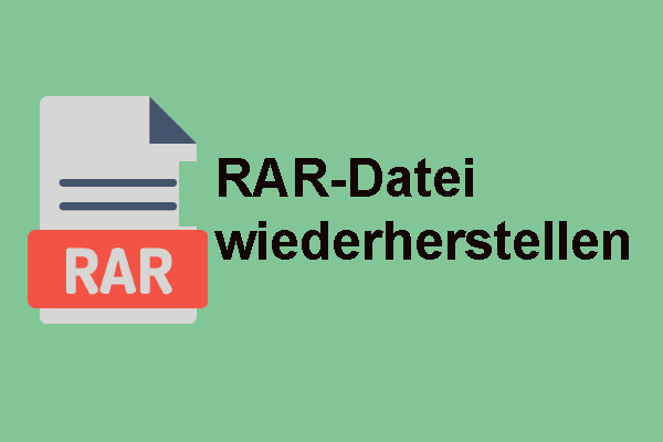 (3 praktische Methoden) RAR-Datei wiederherstellen