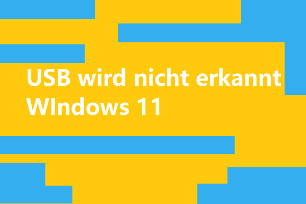 9 Wege zur Behebung von „USB wird nicht erkannt“ in Windows 11