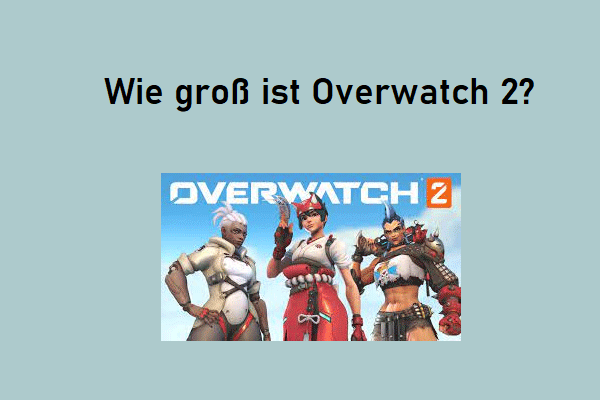 Wie groß ist Overwatch 2? Finden Sie die Antwort hier