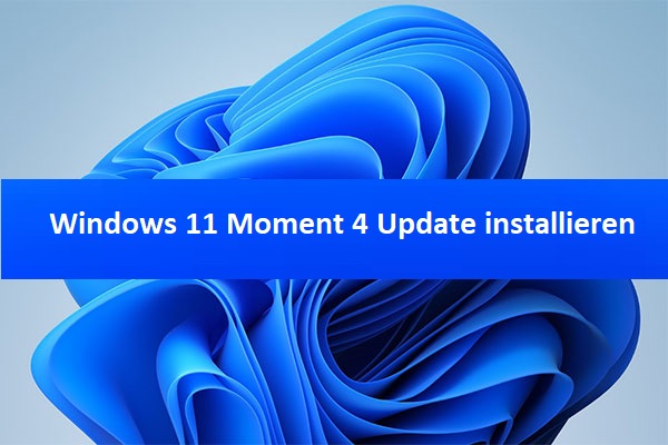 Anleitung zur Installation von Windows 11 Moment 4 Update auf 2 Arten