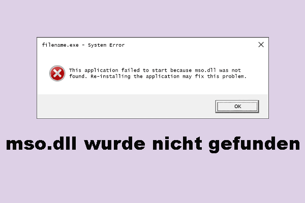 Wie kann man das Problem „mso.dll fehlt“ in Windows beheben? (4 Lösungen)