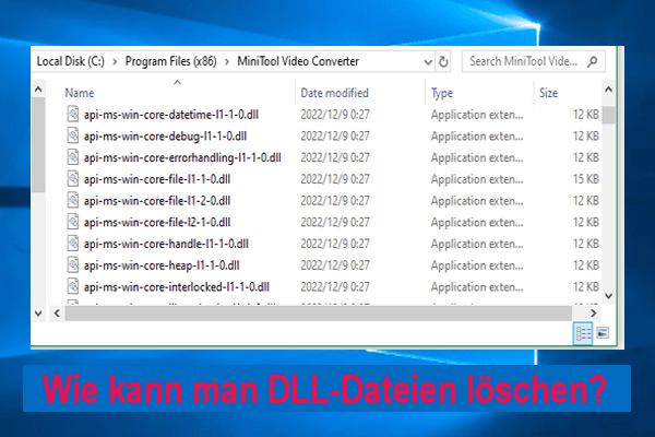 Wie kann man eine DLL-Datei unter Windows 10/11 löschen? [2 einfache Wege]