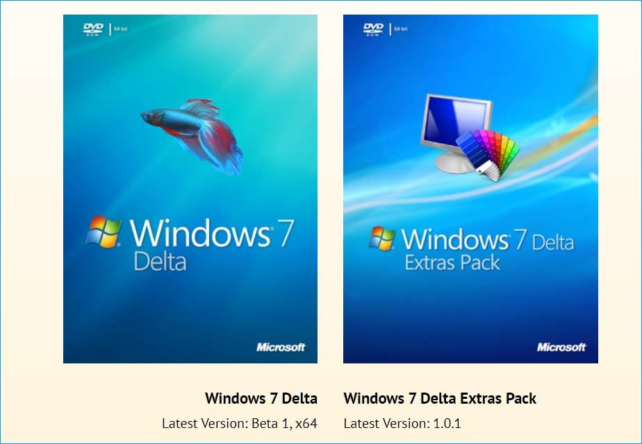 Windows 7 Delta kostenlos herunterladen