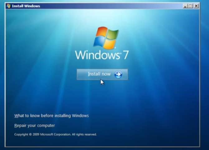 Windows 7 Delta installieren