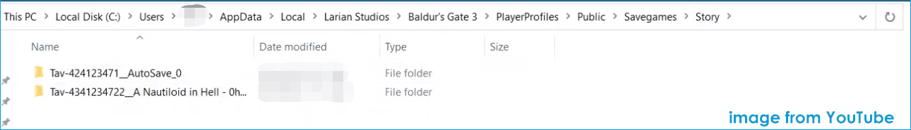 Speicherort des Baldur's Gate 3 Datenordners