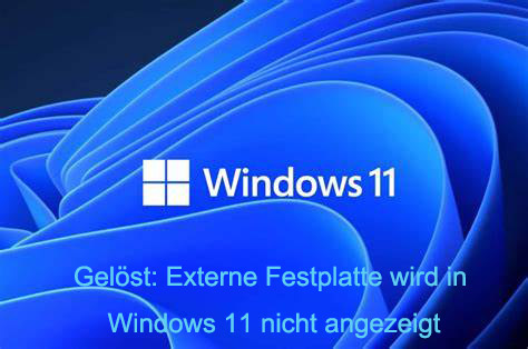 Gelöst: Externe Festplatte wird in Windows 11 nicht angezeigt