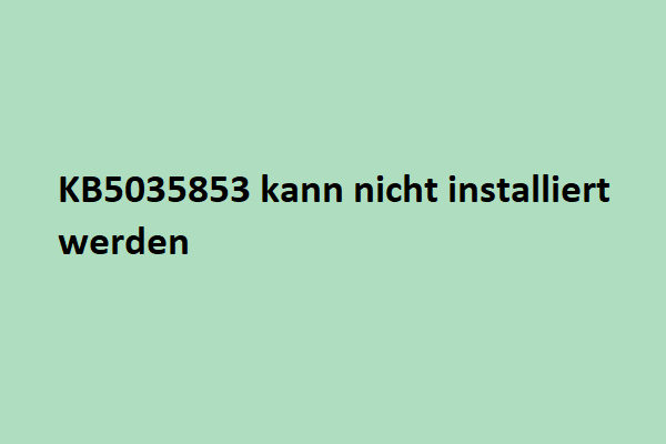 KB5035853 lässt sich unter Windows 11 nicht installieren: Reparieren Sie es jetzt!