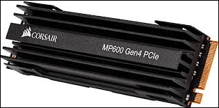 Das Bild von Corsair Force MP600 M.2 PCIe 4.0 NVMe SSD