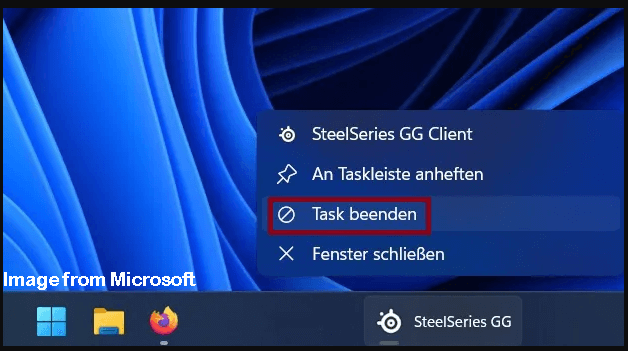 Task beenden unter Windows 11