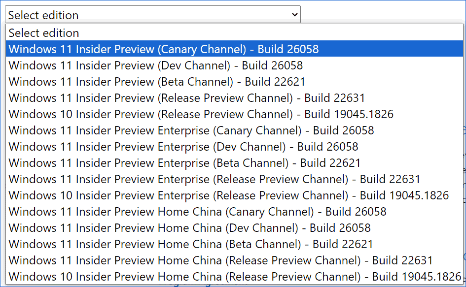 ISO-Datei für Windows 11 24H2 Preview herunterladen