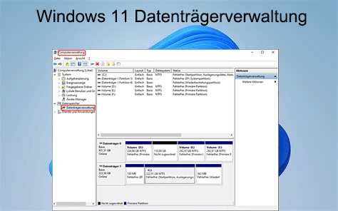 Windows 11 Datenträgerverwaltung: Funktionen, Eröffnung, und Alternativen