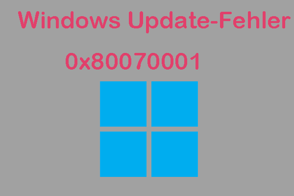 Windows Update-Fehler 0x80070001 beheben: 7 Lösungen