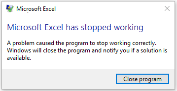 Microsoft Excel funktioniert nicht mehr