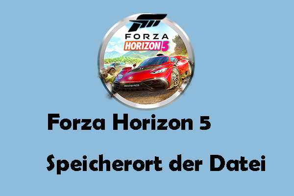 Forza Horizon 5 Speicherort der Datei & Spielstände sichern