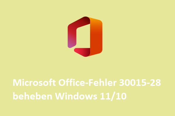 Microsoft Office-Fehler 30015-28: So beheben Sie ihn unter Windows 11/10