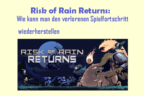 Risk of Rain Returns: Der Spielfortschritt ist verloren gegangen