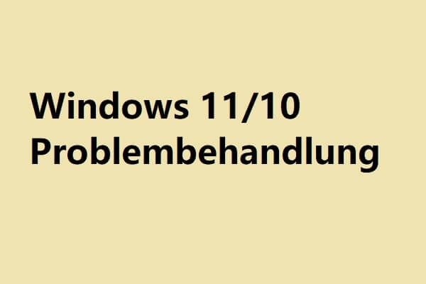 So können Sie Windows 11/10 Problembehandlungen ausführen, um PC-Probleme zu lösen