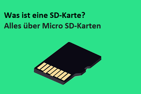 Was ist eine SD-Karte 